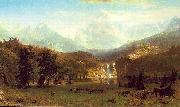 Albert Bierstadt The Rocky Mountains, Lander Peak oil painting artist